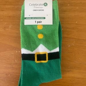 New In Package, 1 Pair St. Patrick’s Day Socks